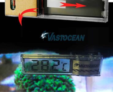 Vastocean - LED Thermometer stick on glass
