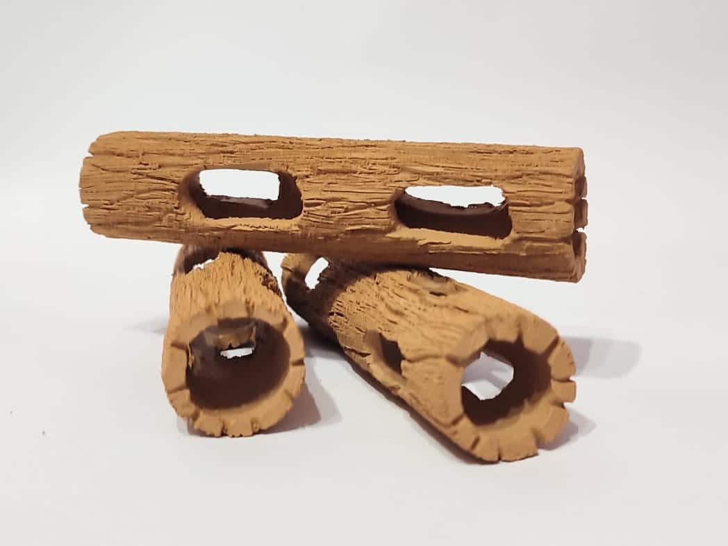 طقم جزوع شولا ملجأ لتكاثر وتخفي الجمبري – ٣ قطع – فخار عرفه ناصر- CAVE - Image 2