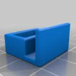 ⁦حاملات نباتات الأحواض فوق السطح، 5 قطع، أبيض،: 24 مم × 28 مم × 14 مم. طباعة 3D⁩ - الصورة ⁦3⁩