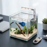 لمبة LED لحوض أسماك بيتا نانو USB تصميم حرف L صغيرة