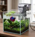 Hang-On Back Aquarium Filter 4W 300L/H – Quiet Waterfall HOB Filter
