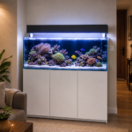 ⁦حوض اسماك 150×60×60 سم كامل بالترابيزة والسامب والإضاءة - جاهز للتشغيل⁩ - الصورة ⁦2⁩