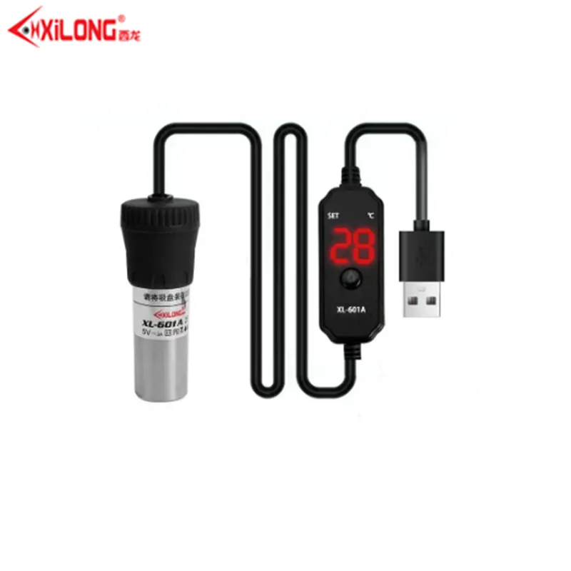 Hba0af3d7f2ee4e5490f0d595bb4b5163r سخان USB نانو لأحواض الأسماك Xilong XL-601، 15 وات، 5 فولت - الصورة 1