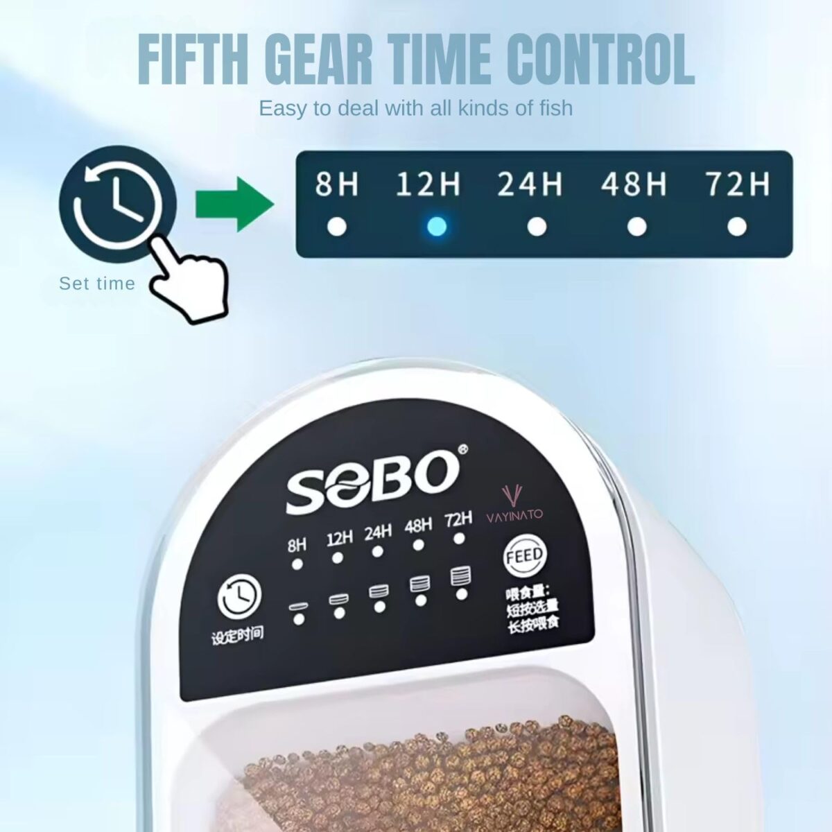 ⁦أكلة أوتوماتيك SOBO DA-06 لأحواض الأسماك⁩ - الصورة ⁦3⁩